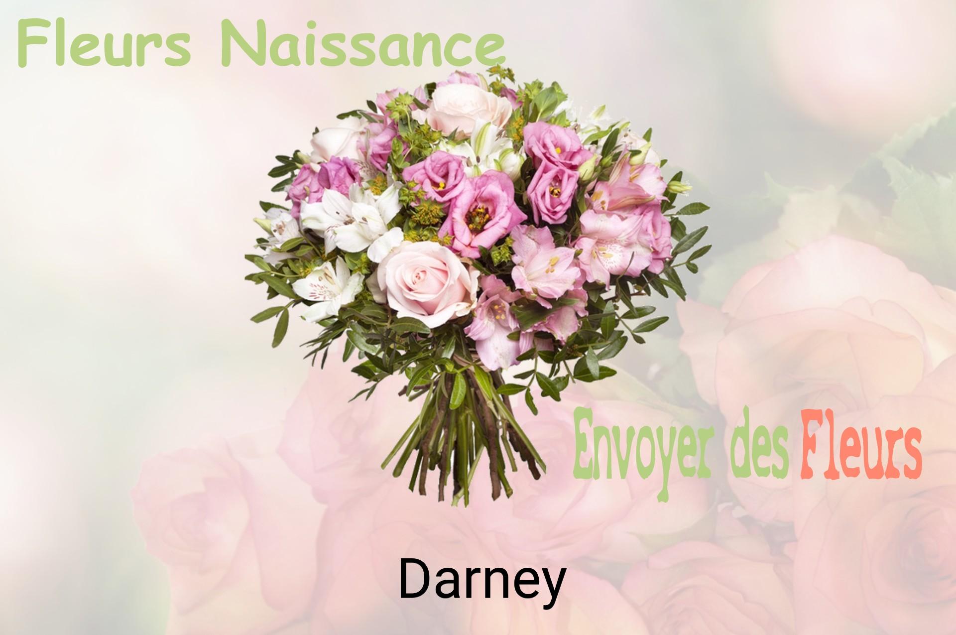 Bouquet de fleurs de naissance livré à Darney
